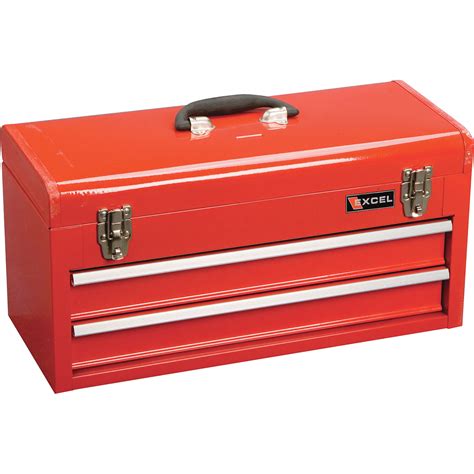 two drawer steel tool box|2 drawer portable tool box.